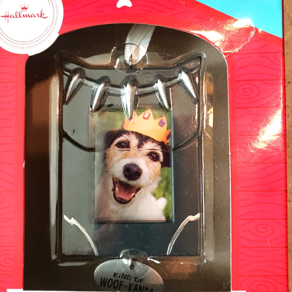 Hallmark black panther pet Christmas ornament - NEW
